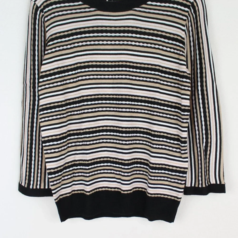 NWT Kate Spade Stripe Crewneck Sweater, Large